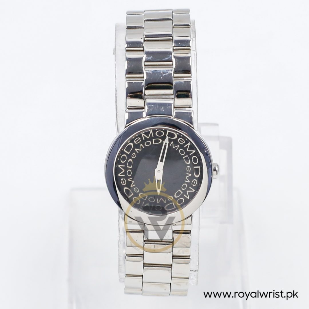 Mode Women’s Quartz Silver Stainless Steel Black Dial 26mm Watch 3753156535