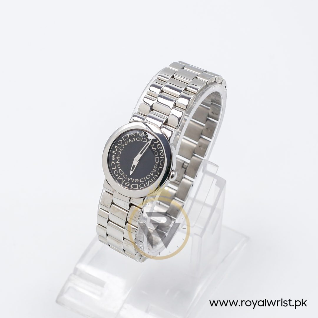 Mode Women’s Quartz Silver Stainless Steel Black Dial 26mm Watch 3753156535