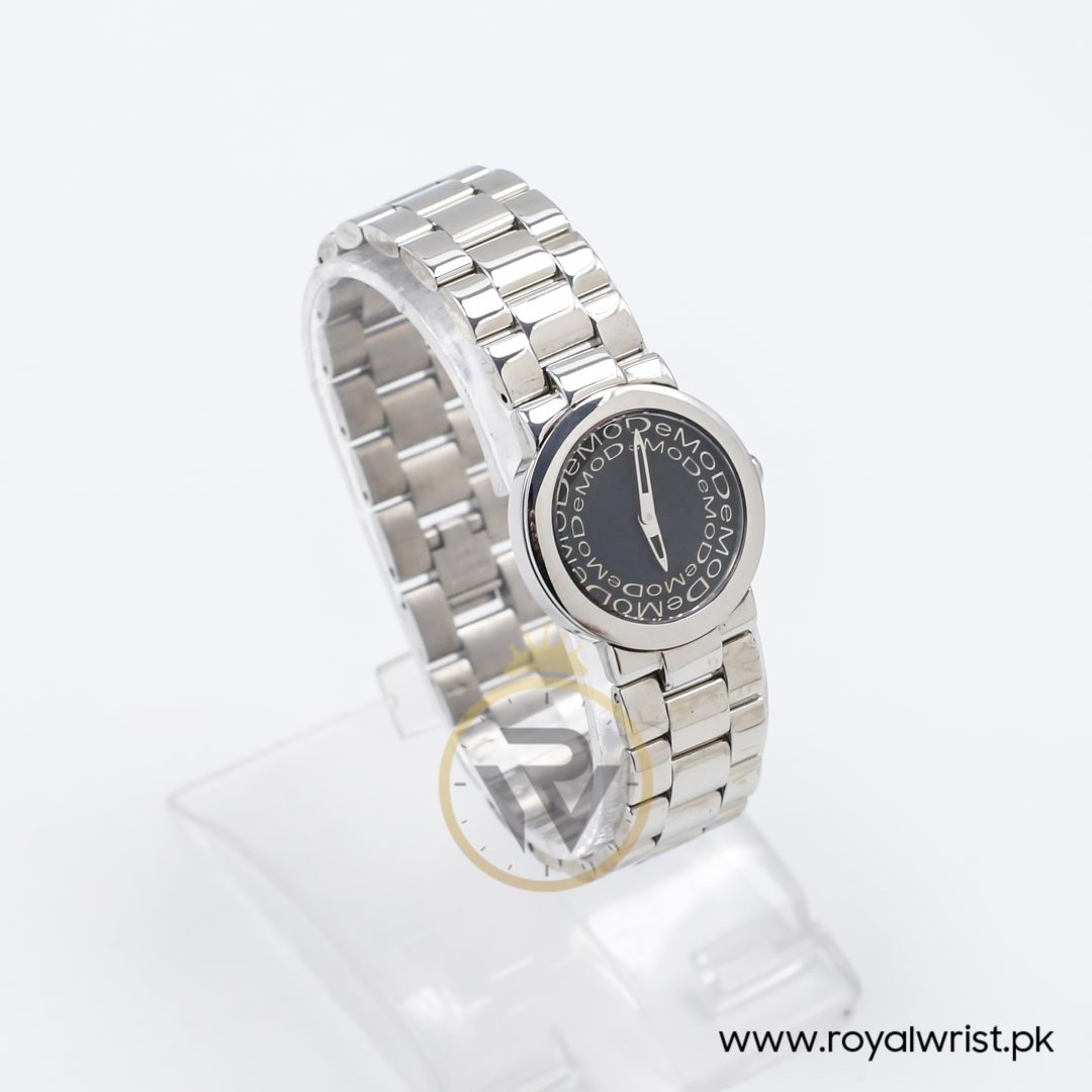 Mode Women’s Quartz Silver Stainless Steel Black Dial 26mm Watch 3753156535