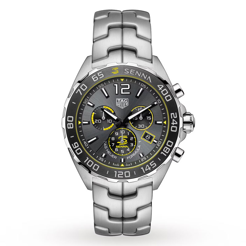 Tag Heuer Formula 1 Men’s Quartz Swiss Made Silver Stainless Steel Grey Dial 43mm Watch CAZ101AF.BA0637
