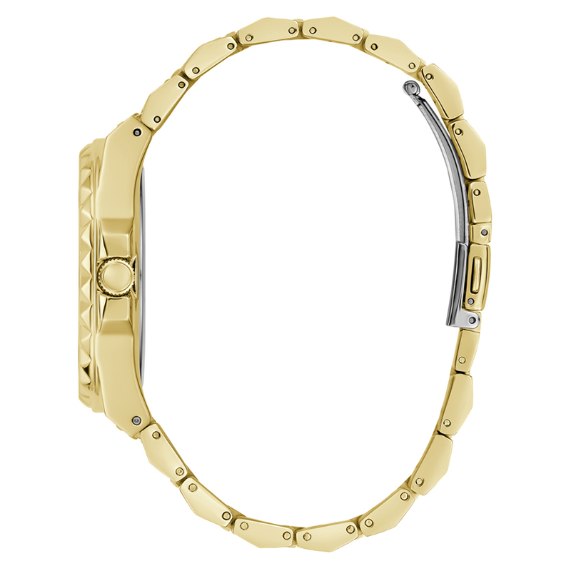 Guess Men’s Quartz Gold Stainless Steel Gold Dial 42mm Watch GW0622G1
