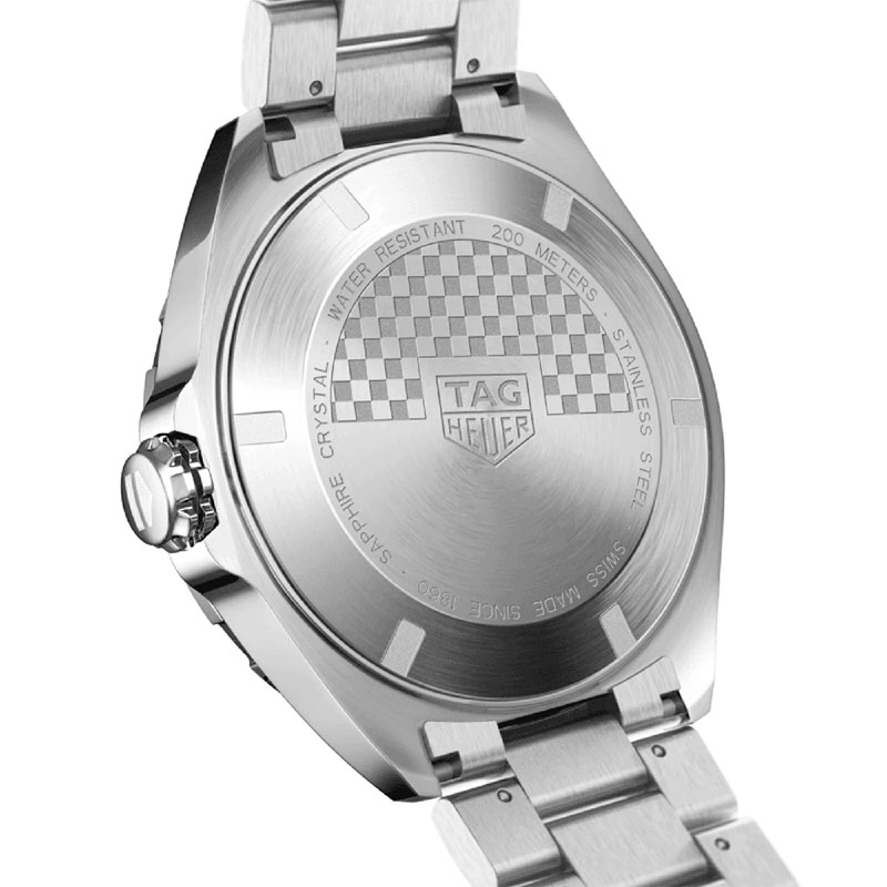 Tag Heuer Formula 1 Men’s Quartz Swiss Made Silver Stainless Steel Dark Grey Dial 43mm Watch WAZ1018.BA0842