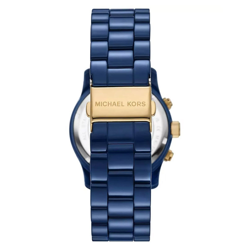 Michael Kors Women’s Quartz Blue Stainless Steel Blue Dial 38mm Watch MK7332