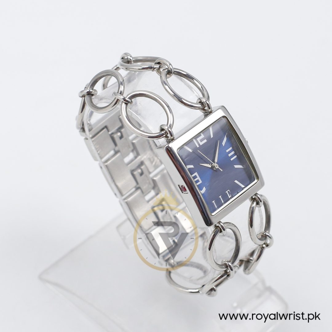 Elle Women’s Quartz Silver Stainless Steel Blue Dial 25mm Watch EL20003B03