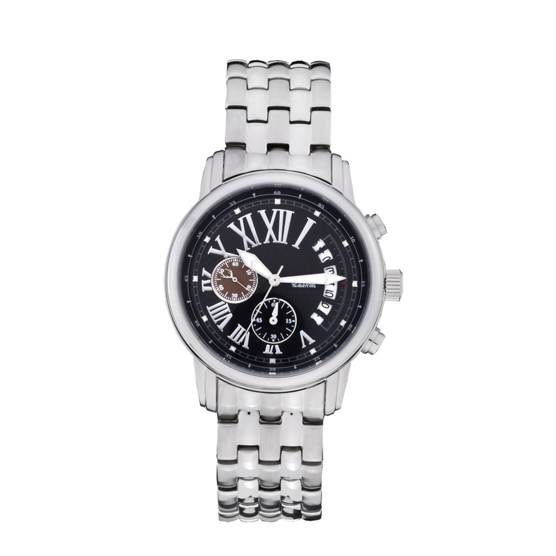 STAG TYO Men’s Quartz Stainless Steel Black Dial 41mm Watch STG011S2