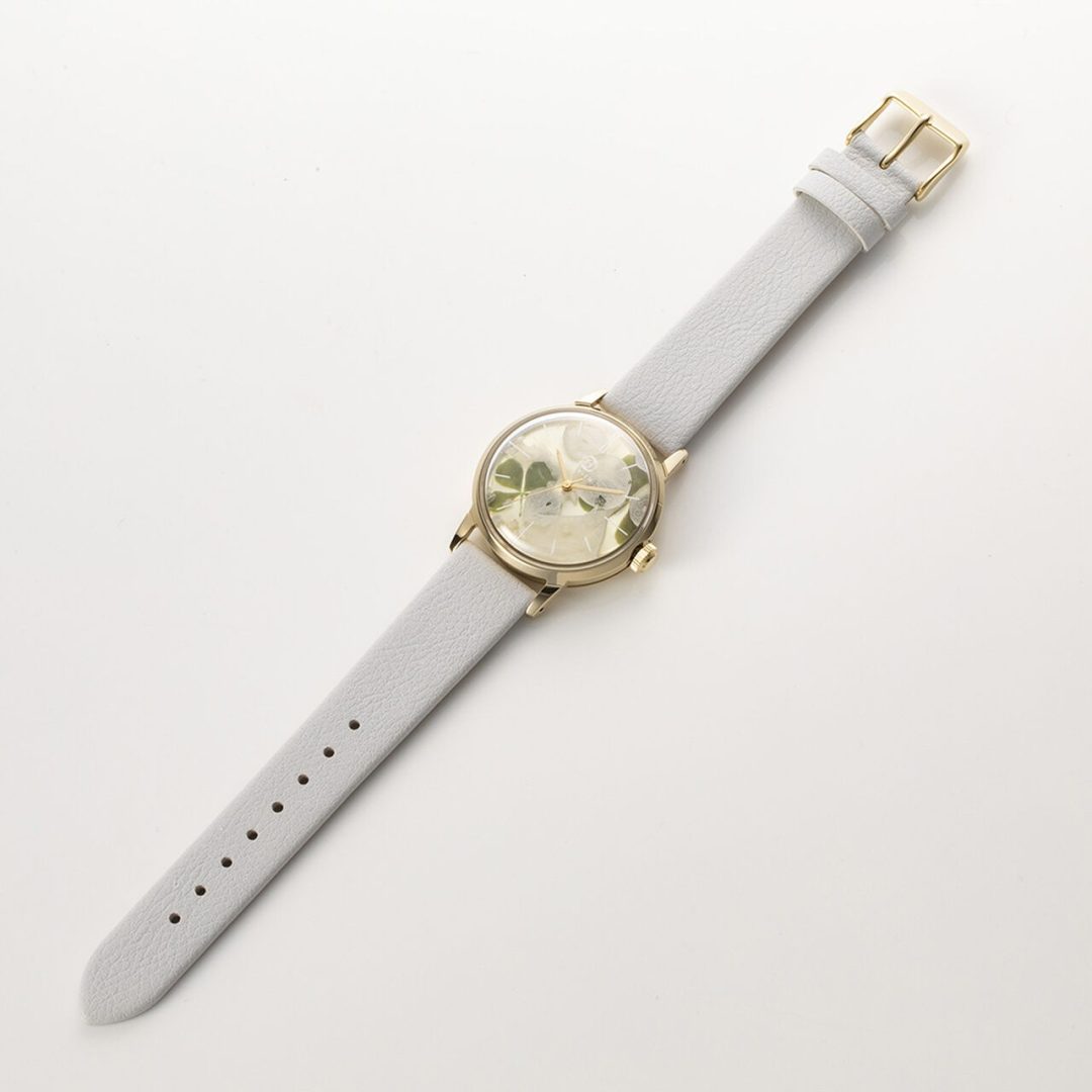 LOV-IN BOUQUET Women’s Quartz Leather Preserved White Dial 36mm Watch LVB136C2