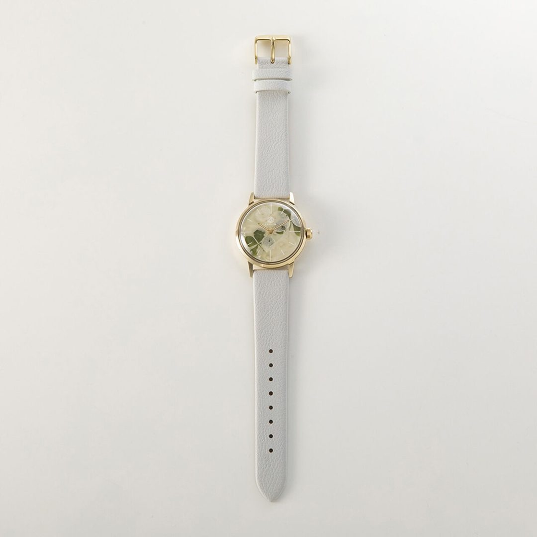LOV-IN BOUQUET Women’s Quartz Leather Preserved White Dial 36mm Watch LVB136C2