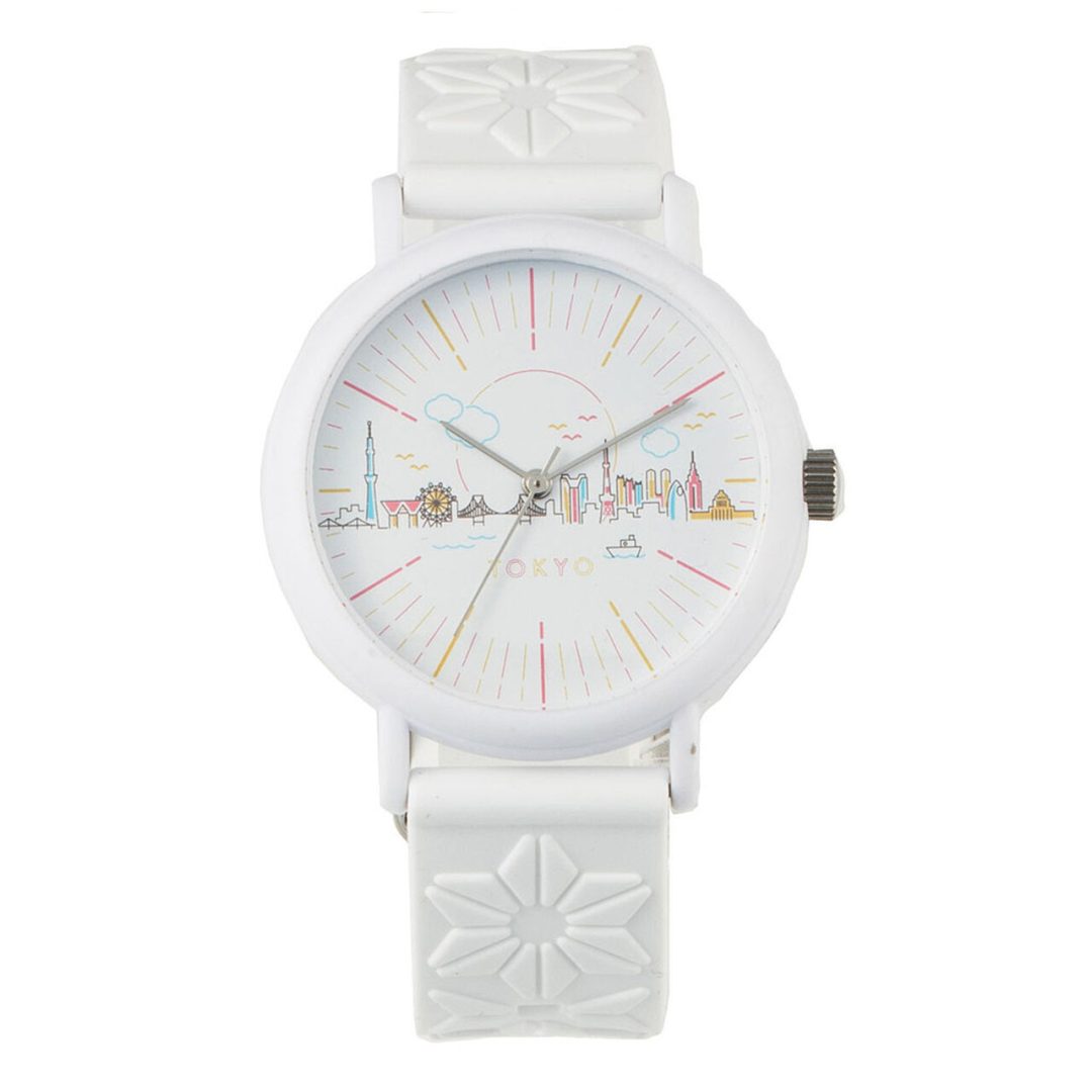 Kaoru Japan Women’s Quartz Silicone Strap Multi Dial 38mm Watch KAORU002TH Hinoki Fragrance