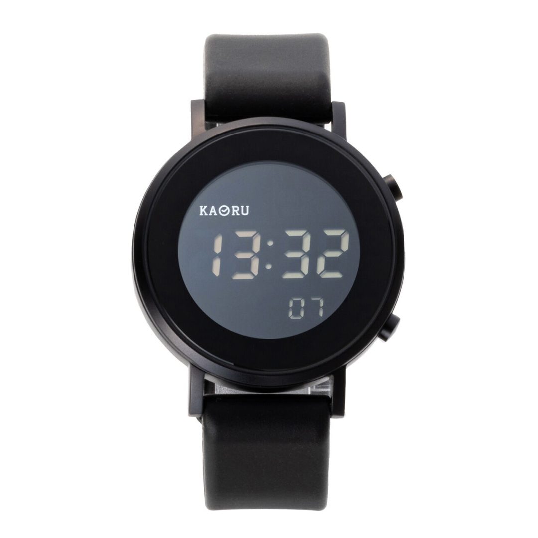 Kaoru Japan Women’s DigitalSilicone Strap Black Dial 38mm Watch KAORU010DB Lemon FRAGRANCE