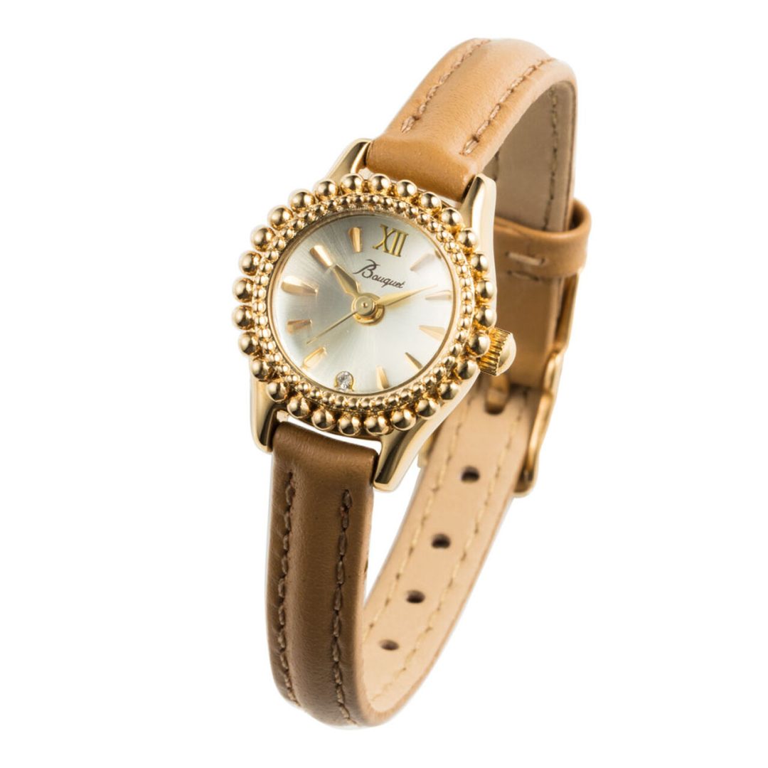 LOV-IN BOUQUET Japan Women’s Quartz Leather White Dial 25mm Watch LVB128G2 - Image 2