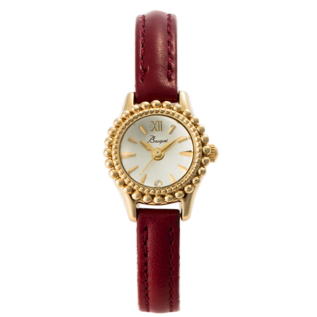 LOV-IN BOUQUET Japan Women’s Quartz Leather White Dial 25mm Watch LVB128G3