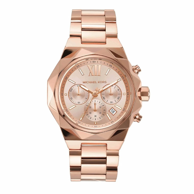 Michael Kors Women’s Quartz Rose Gold Stainless Steel Rose Gold Dial 41mm Watch MK4688