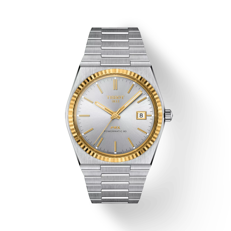 TISSOT PRX Men’s Swiss Made Powermatic Silver Stainless Steel Silver Dial 40mm Watch T931.407.41.031.01