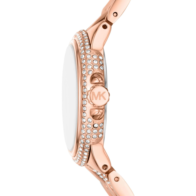 Michael Kors Women’s Quartz Rose Gold Stainless Steel White Dial 33mm Watch MK4810 - Image 2