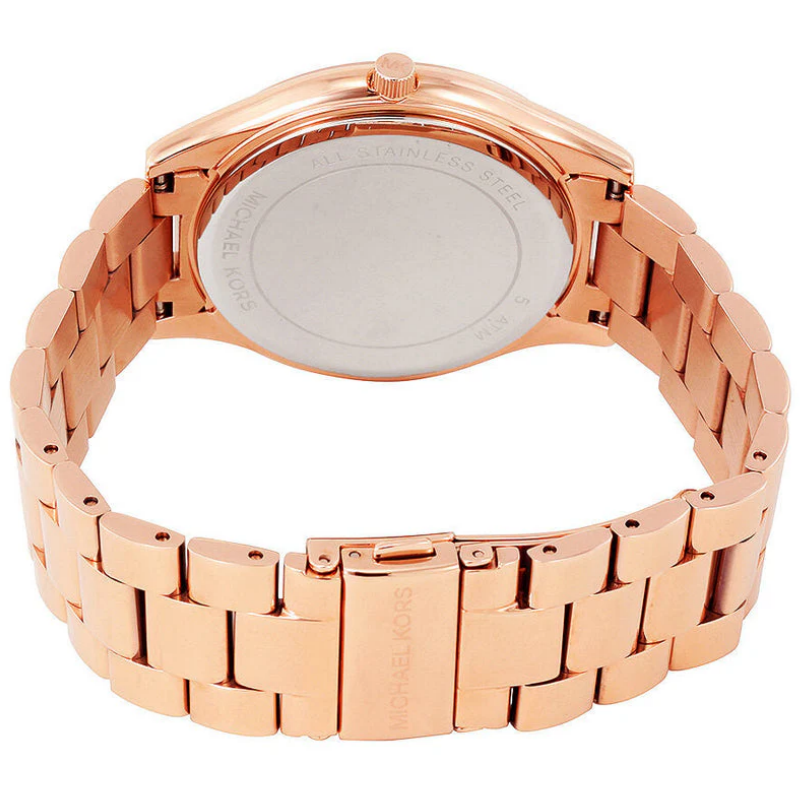 Michael Kors Women’s Quartz Rose Gold Stainless Steel Rose Gold Dial 42mm Watch MK3591 - Image 3