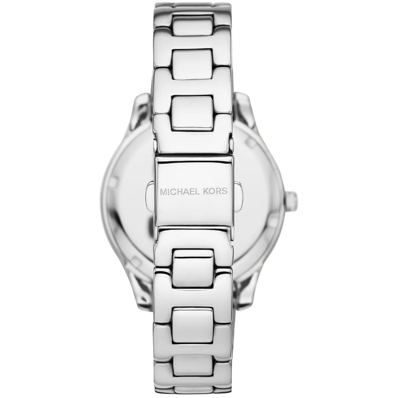Michael Kors Women’s Quartz Silver Stainless Steel Mother Of Pearl White Dial 36mm Watch MK4556 - Image 3
