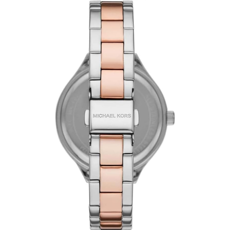 Michael Kors Women’s Quartz Two-tone Stainless Steel Silver Dial 38mm Watch MK1045