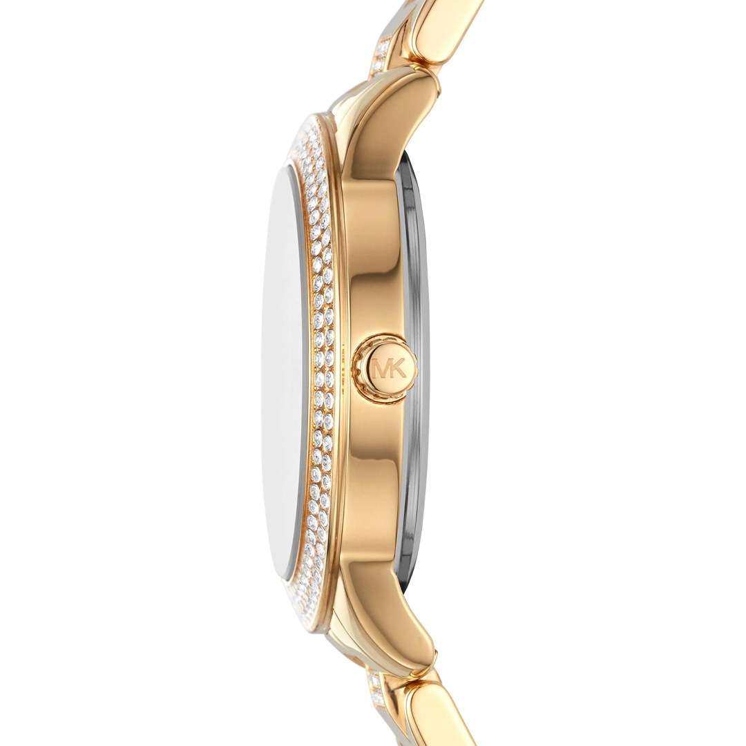 Michael Kors Women’s Quartz Gold Stainless Steel Gold Dial 34mm Watch MK4575 - Image 2