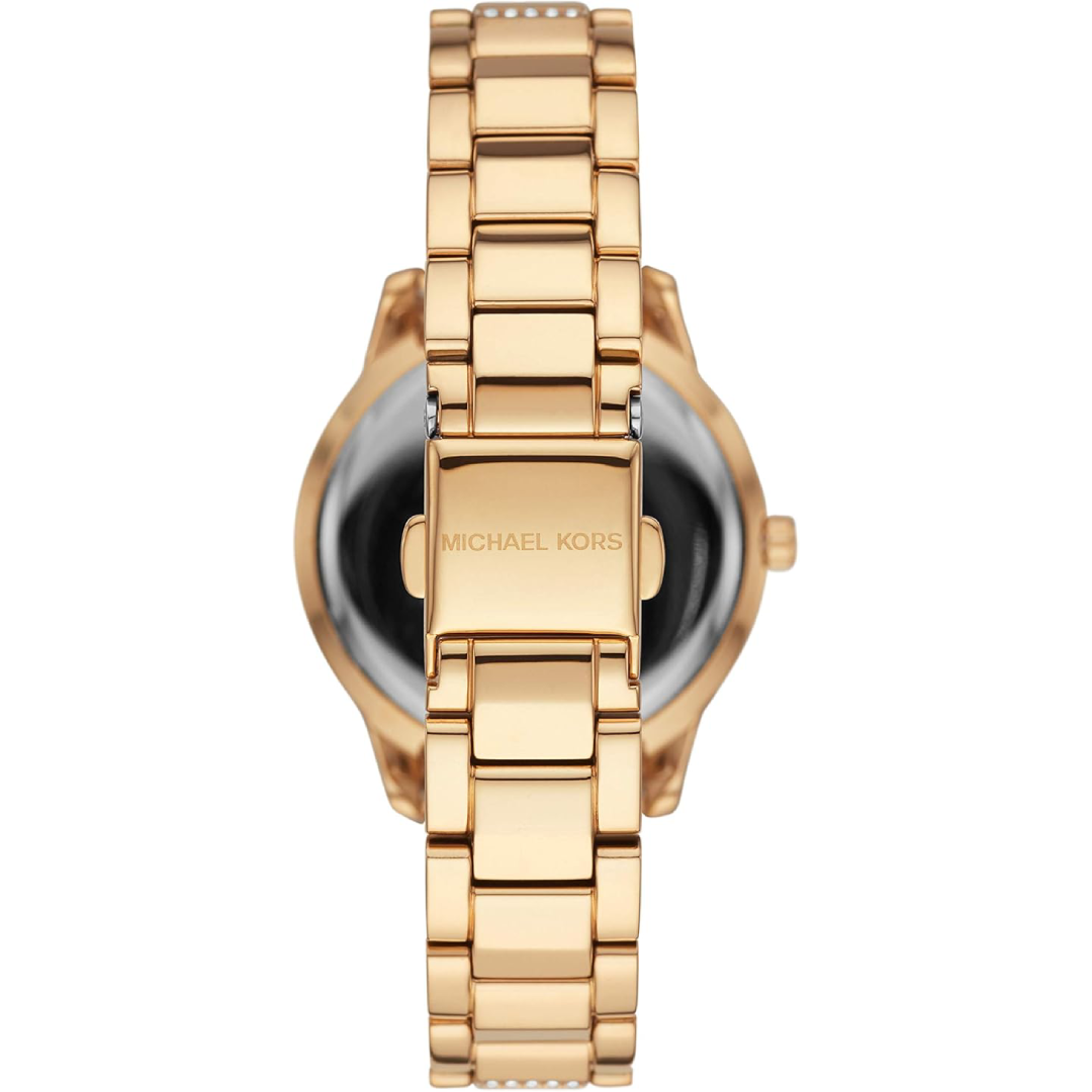 Michael Kors Women’s Quartz Gold Stainless Steel Gold Dial 34mm Watch MK4575 - Image 3