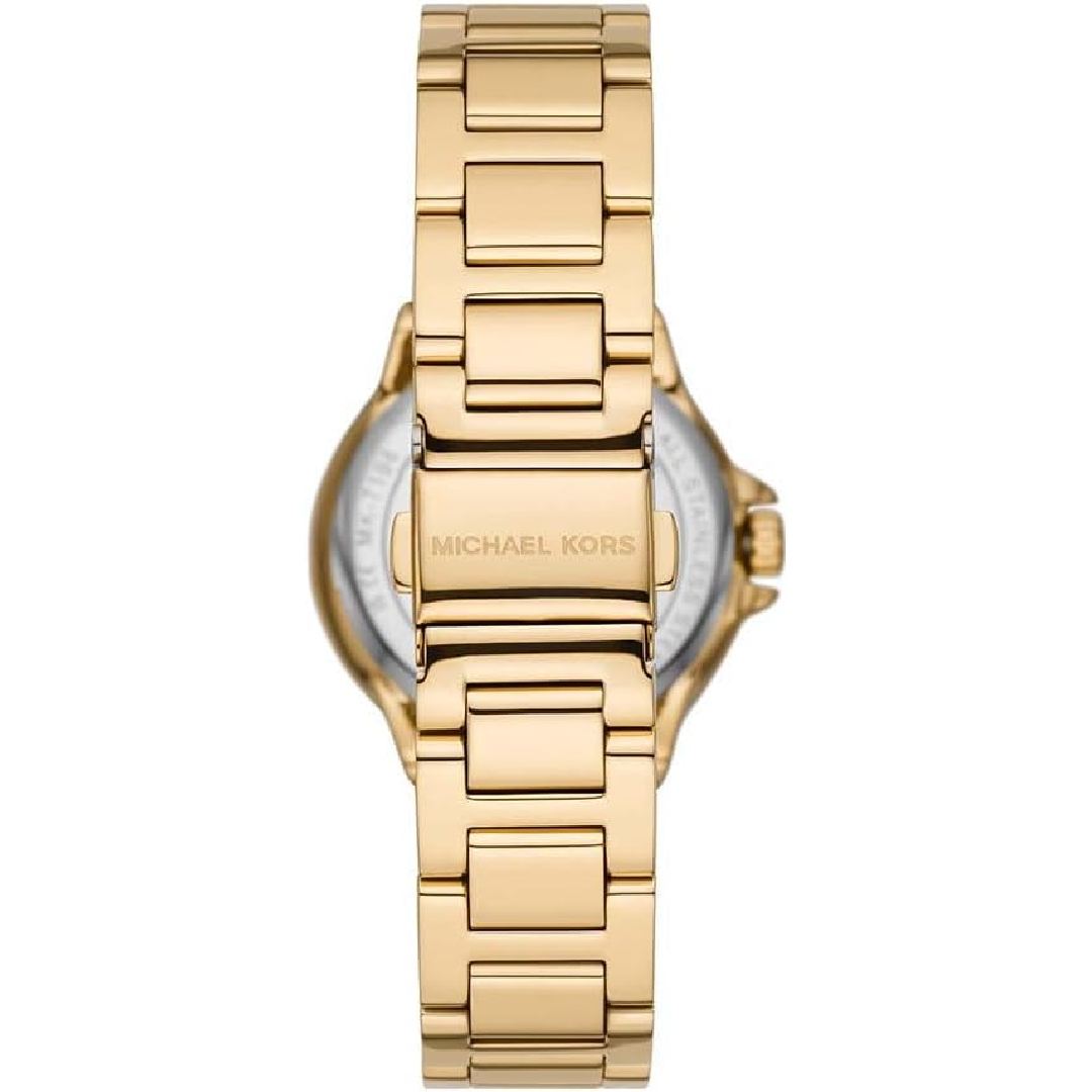 Michael Kors Women’s Quartz Gold Stainless Steel Red Dial 33mm Watch MK7196 - Image 3