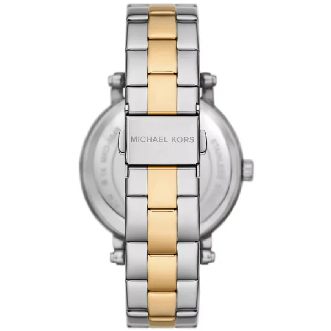 Michael Kors Women's Quartz Two-Tone Stainless Steel Blue Dial 38mm Watch MKO1049 - Image 2