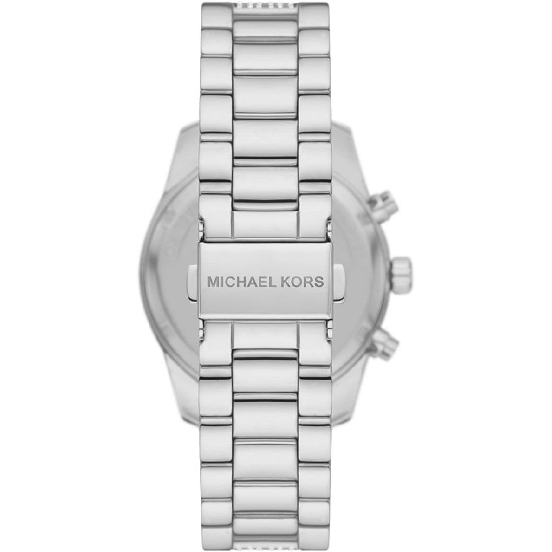 Michael Kors Women's Chronograph Quartz Silver Stainless Steel Silver Dial 38mm Watch MK7243 - Image 3