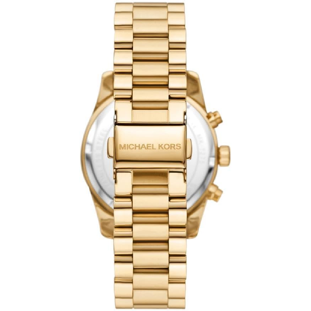Michael Kors Women's Chronograph Quartz Stainless Steel Brown Dial 38mm Watch MK7276 - Image 3