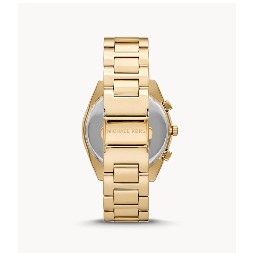 Michael Kors Men's Quartz Gold Stainless Steel Gold Pave Dial 45mm Watch MK8995 - Image 3