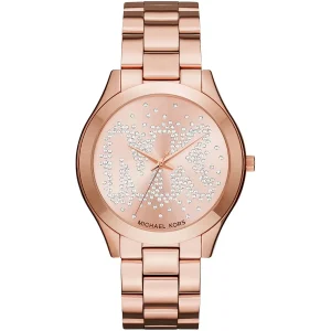 Michael Kors Women’s Quartz Rose Gold Stainless Steel Rose Gold Dial 42mm Watch MK3591