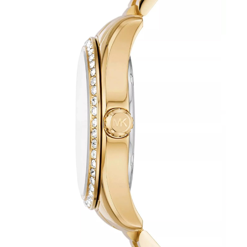 Michael Kors Women's Quartz Gold Stainless Steel Mother Of Pearl Dial 38mm Watch MK1079SET - Image 2