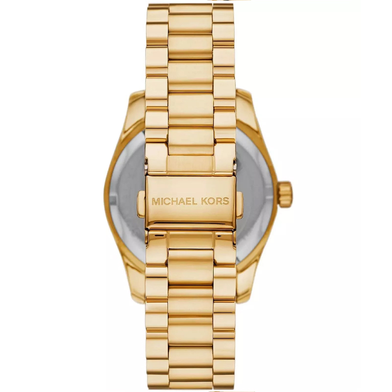 Michael Kors Women's Quartz Gold Stainless Steel Mother Of Pearl Dial 38mm Watch MK1079SET
