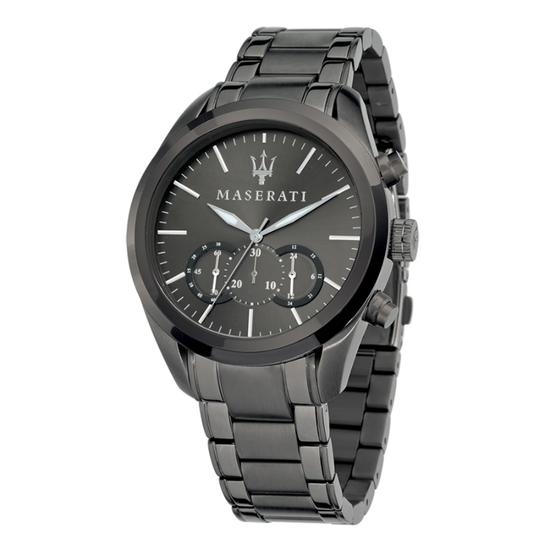 Maserati Men’s Chronograph Quartz Stainless Steel Black Dial 45mm Watch R8873612002