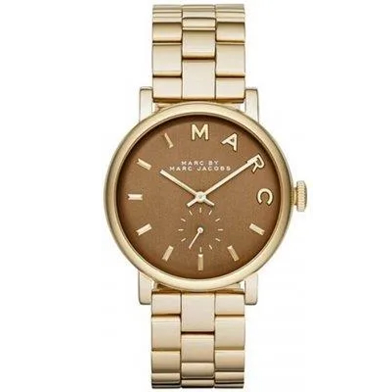 Marc by Marc Jacobs Women’s Quartz Gold Stainless Steel Light Brown Dial 36mm Watch MBM8632