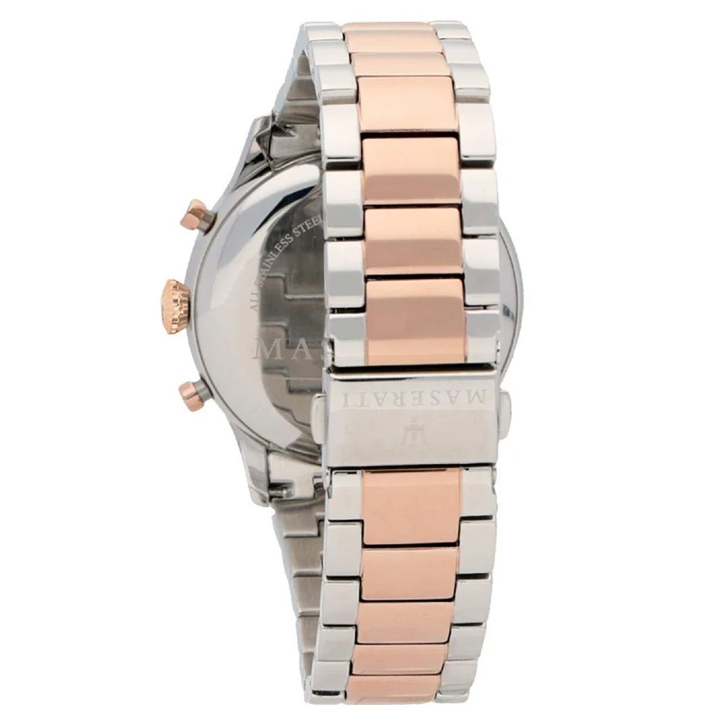 Maserati Men’s Quartz Two-Tone Stainless Steel White Dial 40mm Watch R8873625001 - Image 2