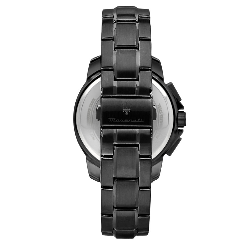 Maserati Successo Aqua Edition Men’s Chronograph Quartz Black Stainless Steel Black Dial 45mm Watch R8873644003
