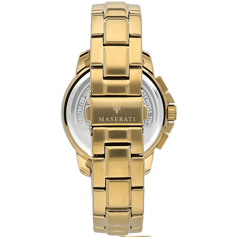 Maserati Men’s Chronograph Quartz Gold Stainless Steel Blue Dial 44mm Watch R8873621021