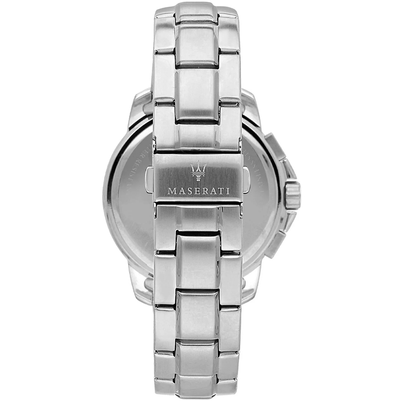 Maserati Men’s Chronograph Quartz Silver Stainless Steel Green Dial 44mm Watch R8873621017