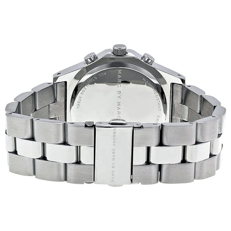 Marc by Marc Jacobs Women’s Chronograph Quartz Stainless Steel White Dial 40mm Watch MBM3100 - Image 3