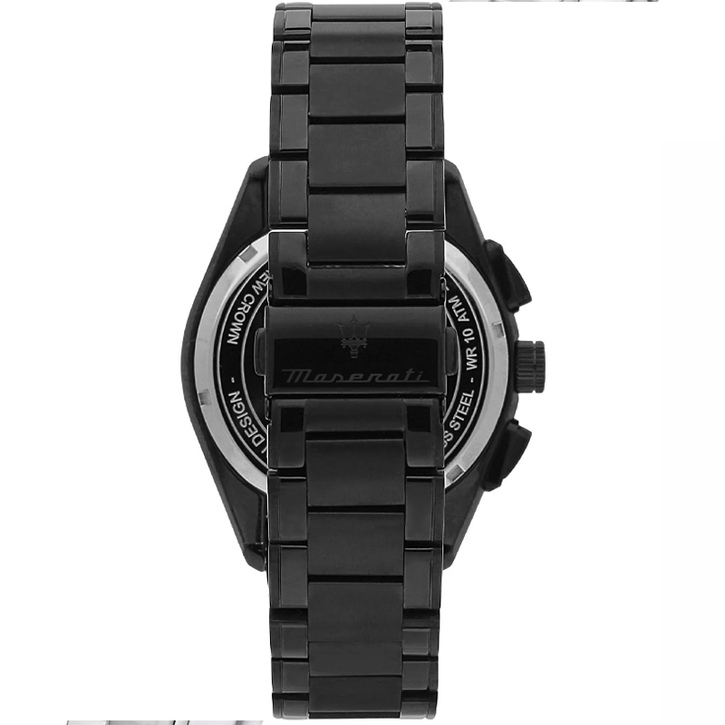 Maserati Traguardo Aqua Edition Men’s Chronograph Quartz Black Stainless Steel Black Dial 45mm Watch R8873644002
