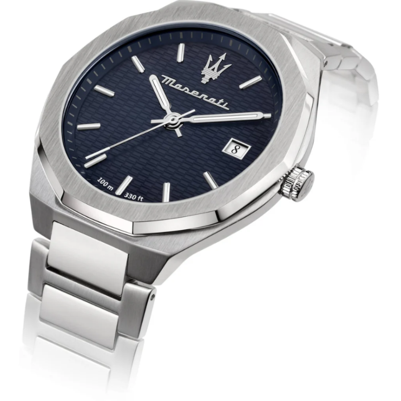 Maserati Men’s Quartz Silver Stainless Steel Blue Dial 42mm Watch R8853142006 - Image 2
