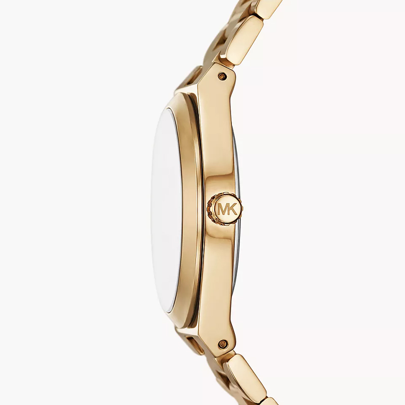 Michael Kors Women’s Quartz Gold Stainless Steel Black & Gold Dial 37mm Watch MK7500 (Like New) - Image 2