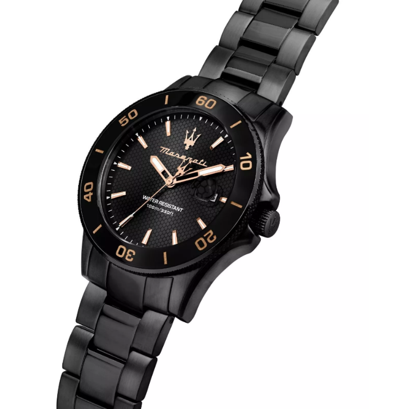 Maserati Men’s Quartz Black Stainless Steel Black Dial 43mm Watch R8853100035 - Image 2