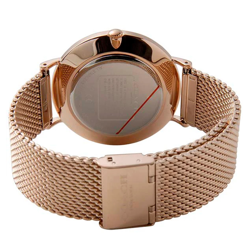 Coach Men’s Quartz Rose Gold Stainless Steel Black Dial 41mm Watch 14602552 - Image 3