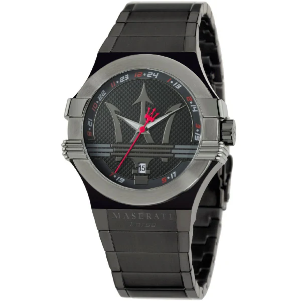 Maserati Quartz Men’s Black Stainless Steel Black Dial 42mm Watch R8853108003