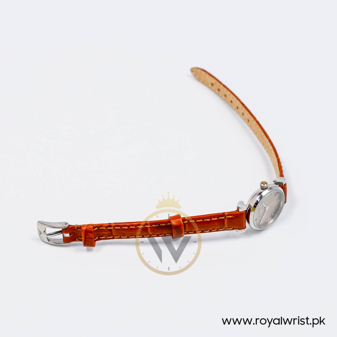 Emporio Armani Women’s Quartz Brown Leather Strap Grey 22mm Watch AR1685-3 - Image 8