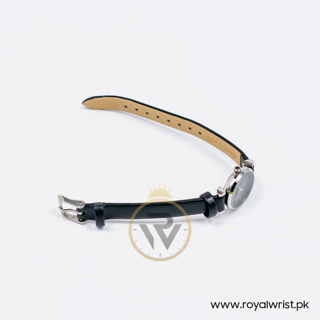 Emporio Armani Women’s Quartz Black Leather Strap Black Mother Of Pearl Dial 22mm Watch AR1684 - Image 8