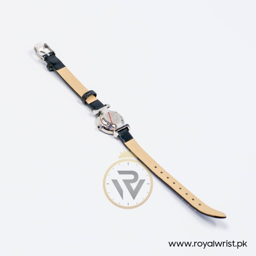 Emporio Armani Women’s Quartz Black Leather Strap Black Mother Of Pearl Dial 22mm Watch AR1684 - Image 13