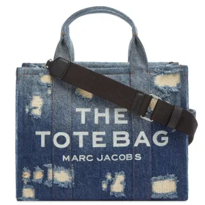 MARC JACOBS Women Rip And Repair Denim Medium The Tote Bag 2F4HTT002H05-491