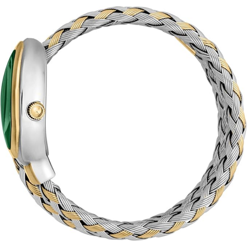 Just Cavalli Women’s Quartz Two-Tone Snake Stainless Steel Green Dial 22mm Watch JC1L264M0065 - Image 2