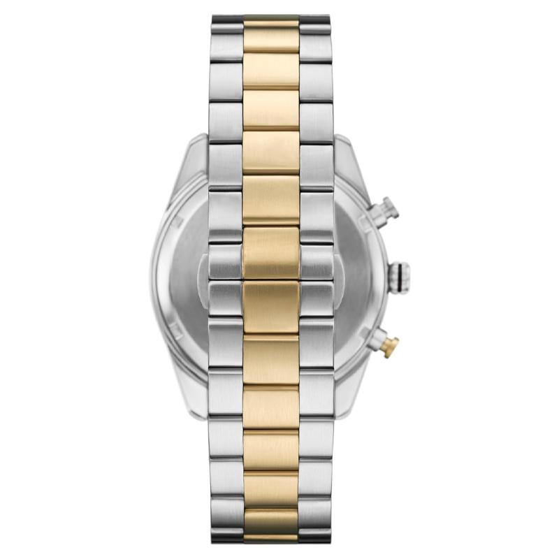 Emporio Armani Men’s Quartz Two-Tone Stainless Steel Black Dial 42mm Watch AR11678 - Image 3